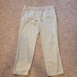 LOFT  Cream Khakis